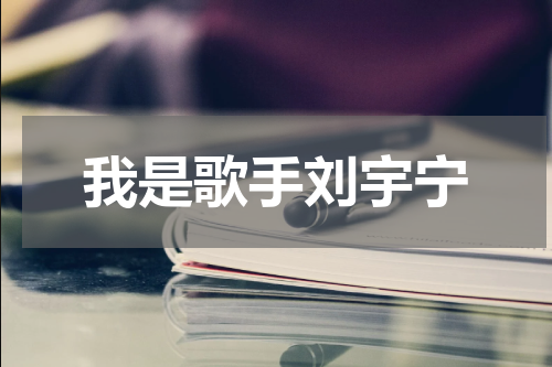我是歌手刘宇宁