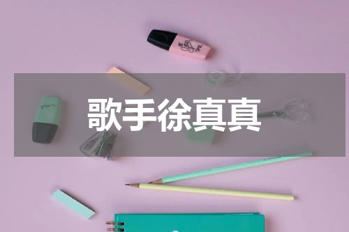 歌手徐真真