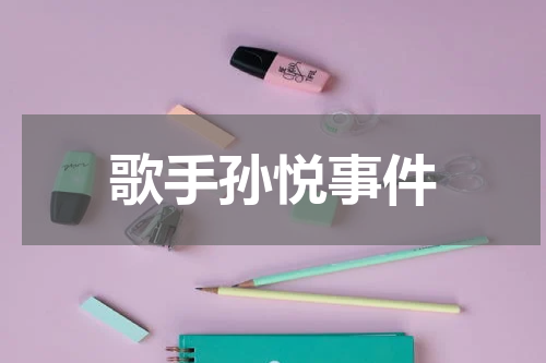 歌手孙悦事件