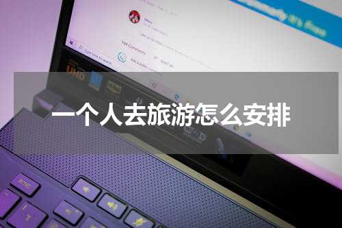 一个人去旅游怎么安排