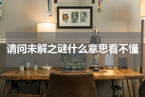 请问未解之谜什么意思看不懂