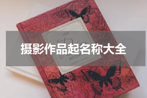 摄影作品起名称大全