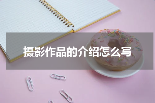 摄影作品的介绍怎么写