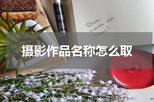 摄影作品名称怎么取