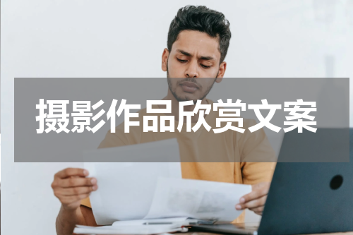 摄影作品欣赏文案