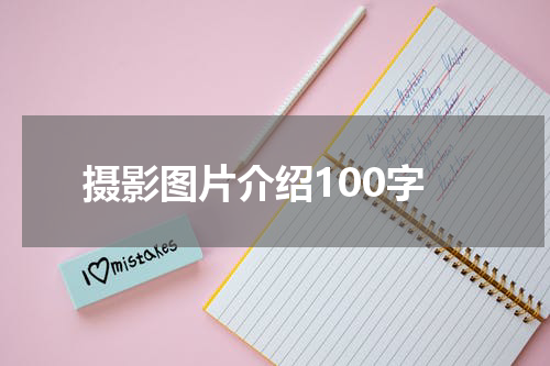 摄影图片介绍100字