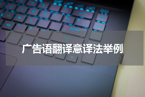 广告语翻译意译法举例