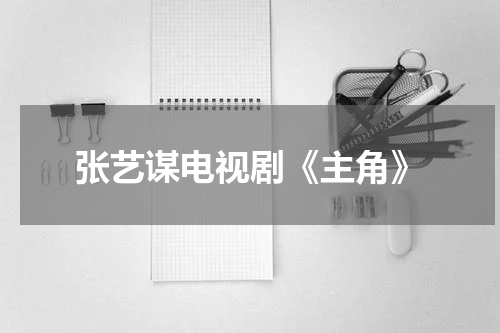 张艺谋电视剧《主角》