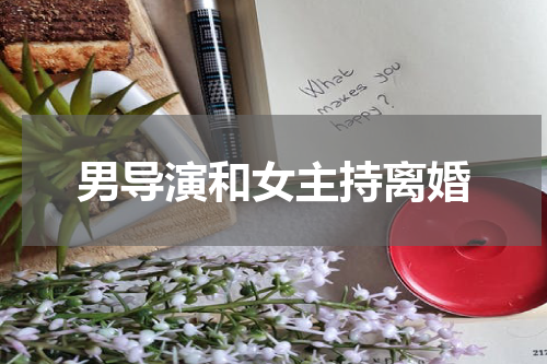 男导演和女主持离婚