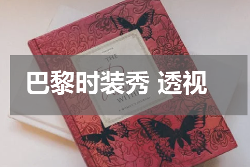 巴黎时装秀 透视