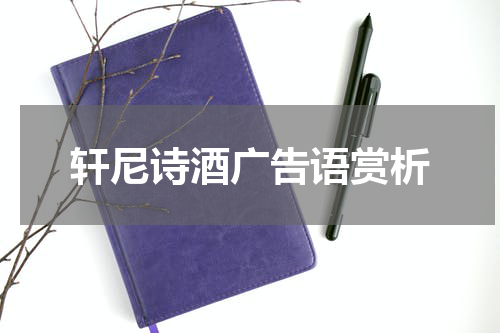 轩尼诗酒广告语赏析