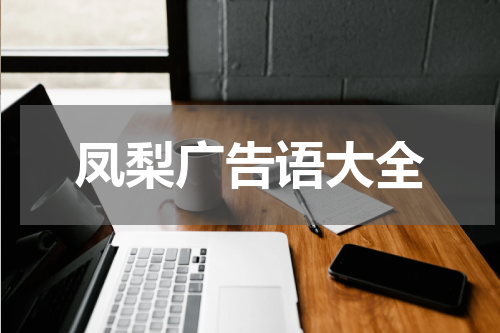 凤梨广告语大全