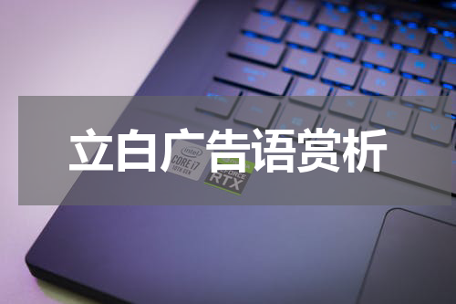 立白广告语赏析