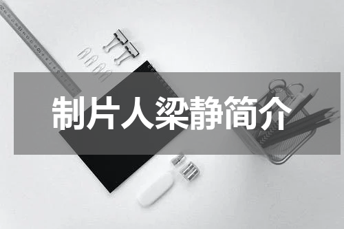 制片人梁静简介