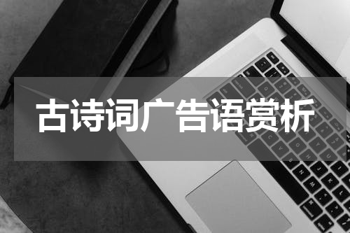 古诗词广告语赏析