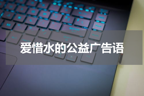 爱惜水的公益广告语