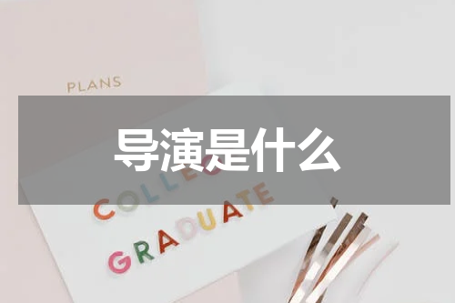 导演是什么