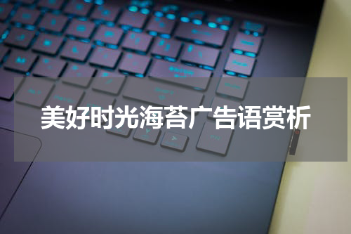 美好时光海苔广告语赏析