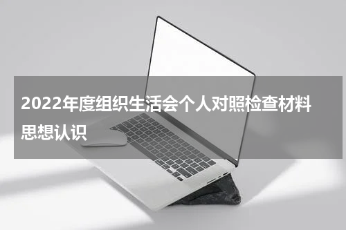 2022年度组织生活会个人对照检查材料思想认识