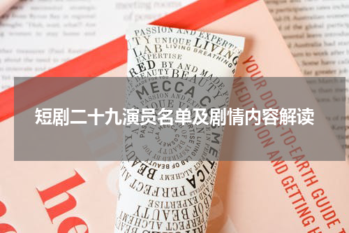 短剧二十九演员名单及剧情内容解读