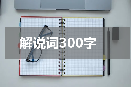 解说词300字