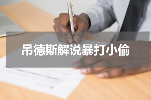 吊德斯解说暴打小偷