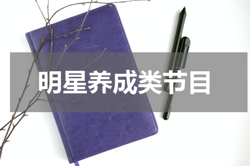 明星养成类节目