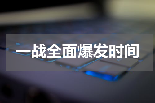 一战全面爆发时间