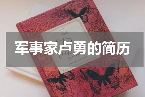 军事家卢勇的简历