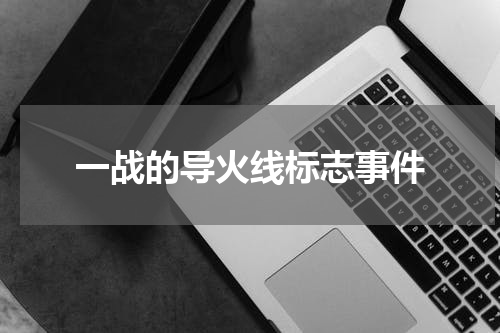 一战的导火线标志事件