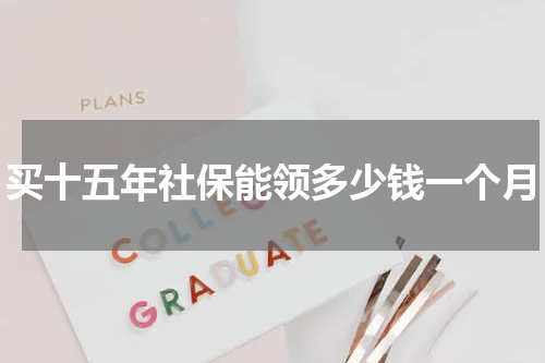 买十五年社保能领多少钱一个月