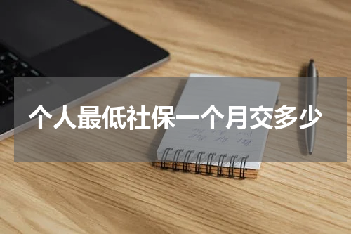 个人最低社保一个月交多少