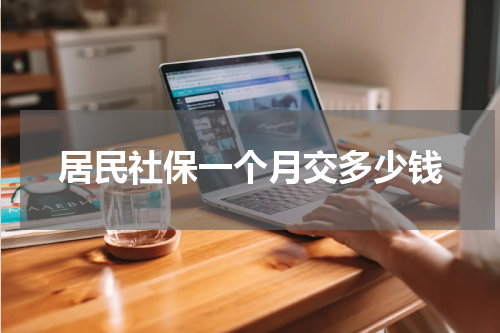 居民社保一个月交多少钱