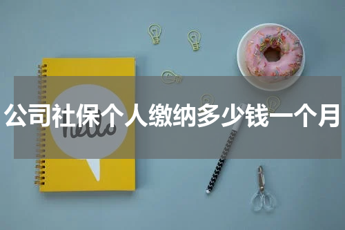 公司社保个人缴纳多少钱一个月