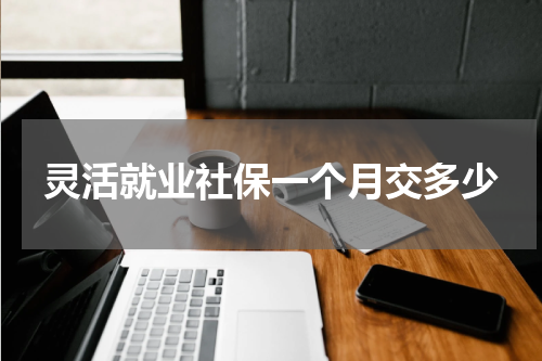 灵活就业社保一个月交多少