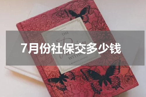 7月份社保交多少钱