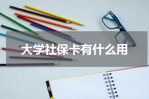 大学社保卡有什么用