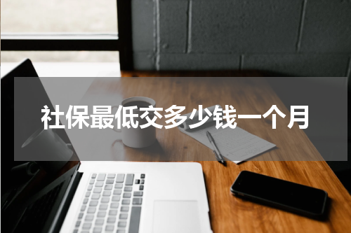 社保最低交多少钱一个月