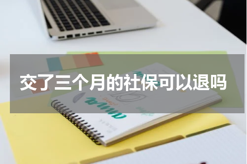 交了三个月的社保可以退吗