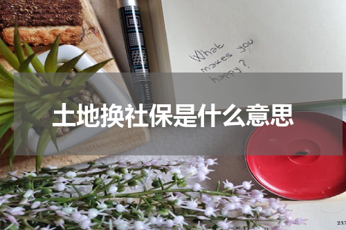土地换社保是什么意思