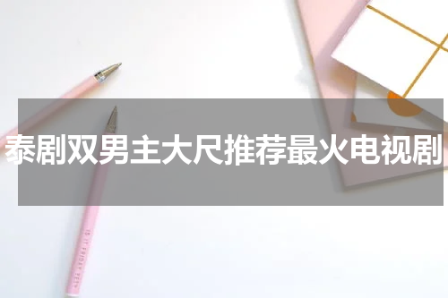 泰剧双男主大尺推荐最火电视剧