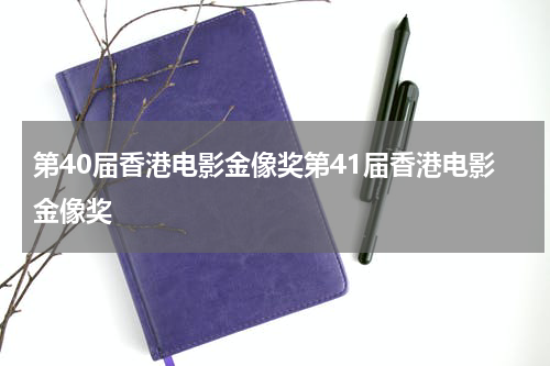第40届香港电影金像奖第41届香港电影金像奖