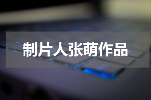 制片人张萌作品