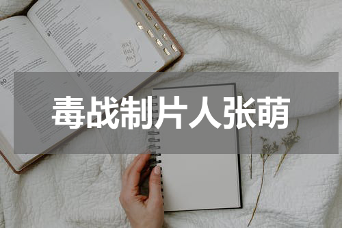 毒战制片人张萌