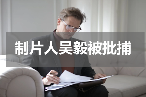 制片人吴毅被批捕