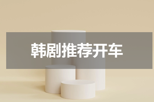 韩剧推荐开车