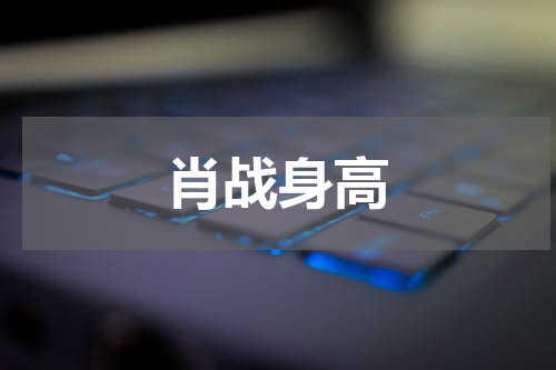肖战身高