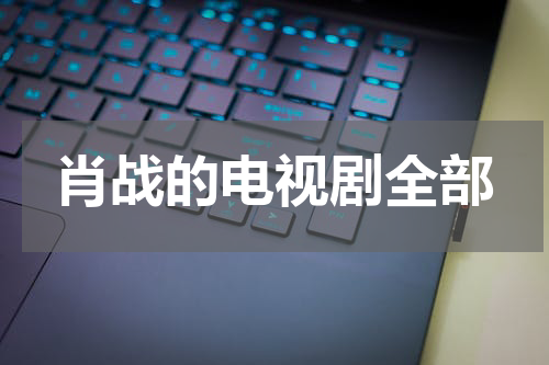 肖战的电视剧全部