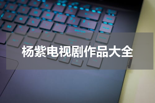 杨紫电视剧作品大全