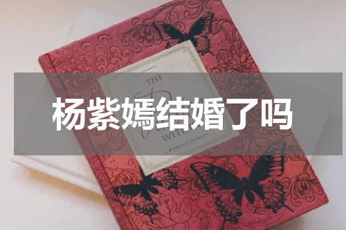 杨紫嫣结婚了吗